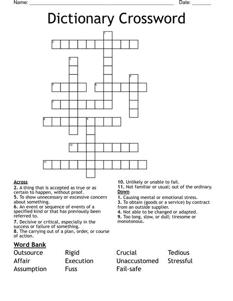 dictionary crosswords|Free Crossword Puzzles 